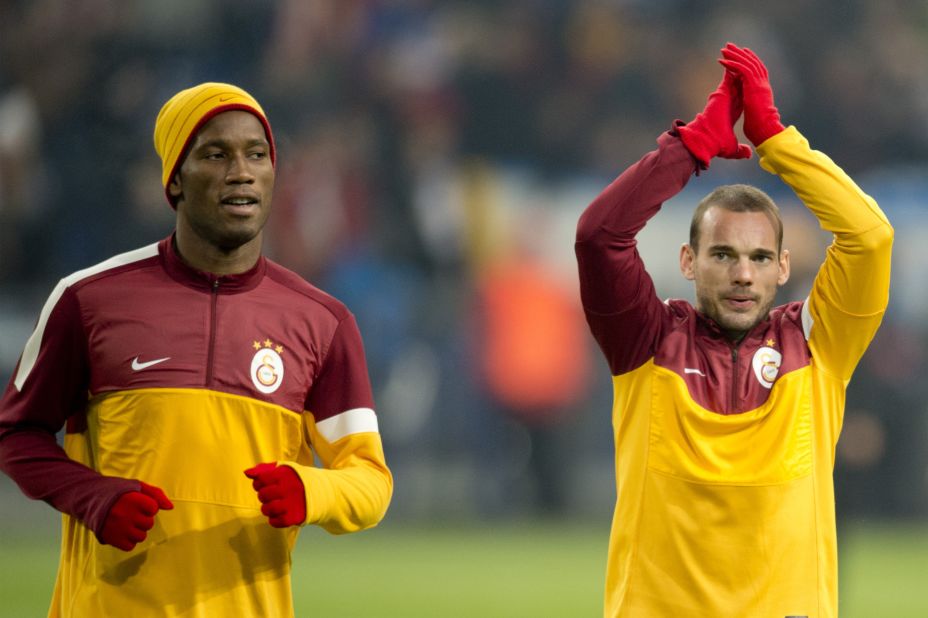 Turkish champions Galatasaray move up three places from the 2013 list after revenue rose to $212.6 million. The Istanbul-based outfit have Ivory Coast striker Didier Drogba and Dutch playmaker Wesley Sneijder in their ranks and will face Chelsea -- with whom Drogba won the 2012 European Champions League crown -- in the last 16 of the competition.