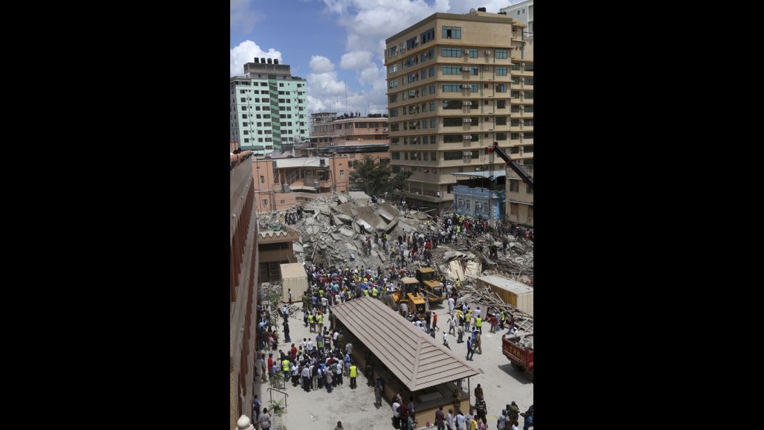 Rescue efforts in Tanzania building collapse CNN