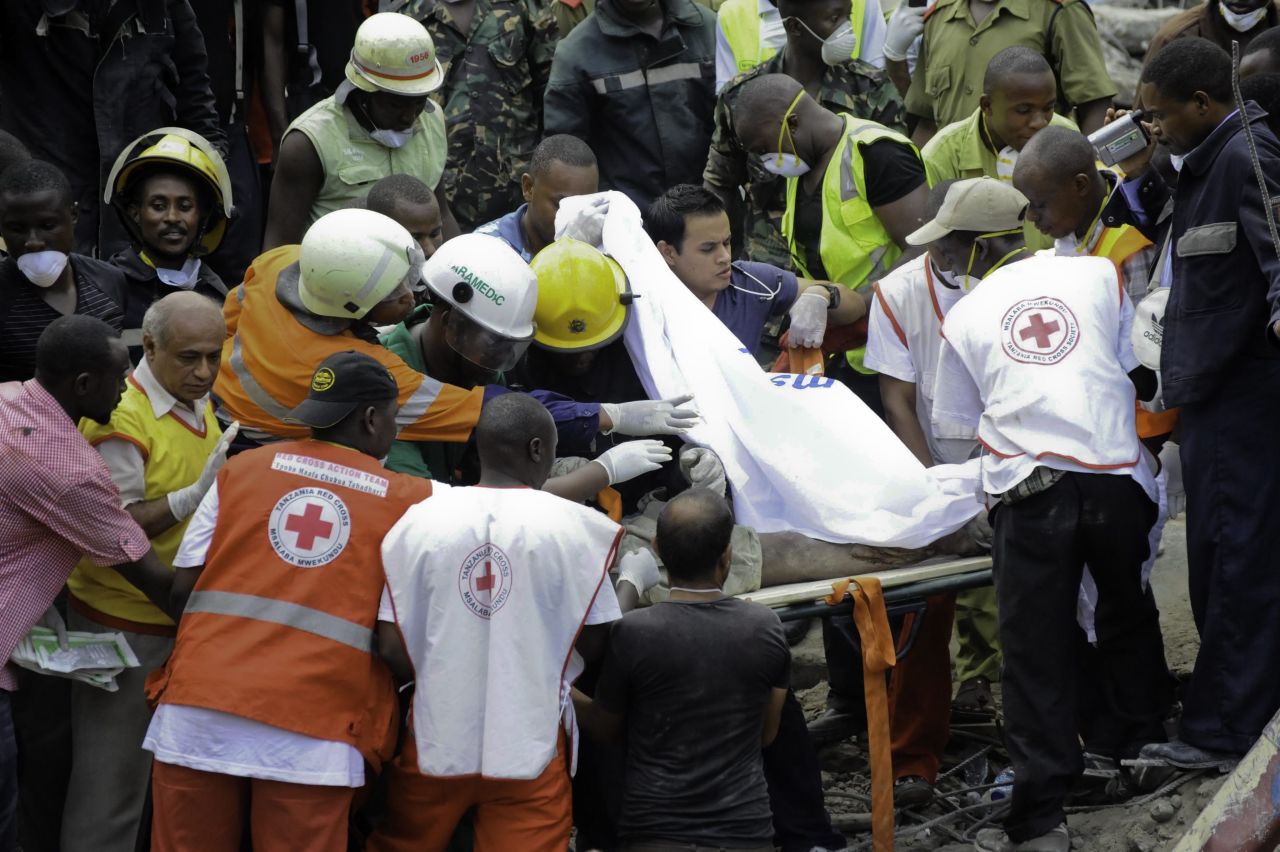 Initial reports indicated that four people had died and at least 17 were injured in the collapse.