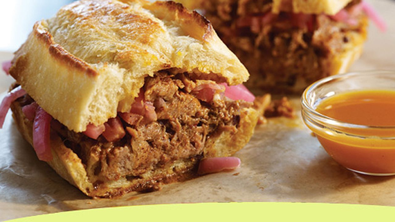 Rick Bayless specialties at Tortas Frontera in Chicago O'Hare International.