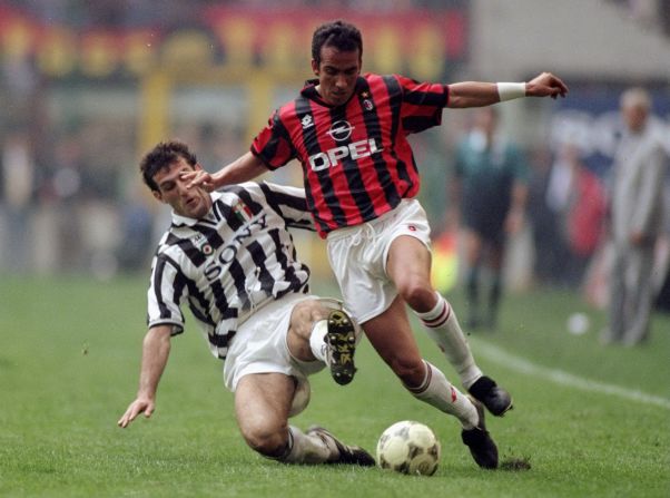 He never represented his country at senior level, but Di Canio played for top Serie A sides Juventus and AC Milan beore moving to Britain.