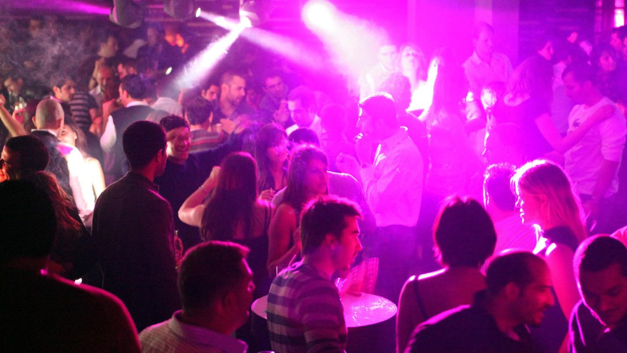 Young Jordanians take to the dance floor in an Amman nightclub as a new generation embraces secular ways.