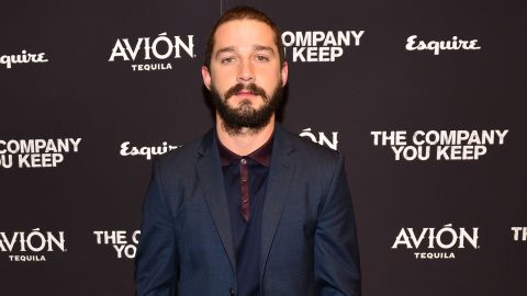 Shia LaBeouf attends the New York premiere of 'The Company You Keep' on April 1, 2013.
