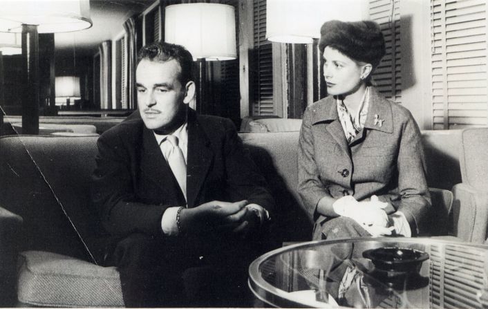 Monaco's Prince Rainier and his princess, the former Hollywood star Grace Kelly, were guests aboard the ship.
