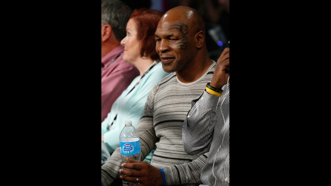 Former boxing champ Mike Tyson is also known for having a tattoo on his face. His ink inspired an important storyline in <a href="http://latimesblogs.latimes.com/gossip/2011/04/mike-tyson-tattoo-the-hangover-2.html" target="_blank" target="_blank">"The Hangover II."</a>