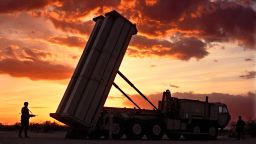 The Pentagon again postponed a key test of its troubled 'THAAD'''' anti-missile defense rocket, seen this file photo, due to a commercial power failure, the Defense Department said. (photo by Lockheed Martin)