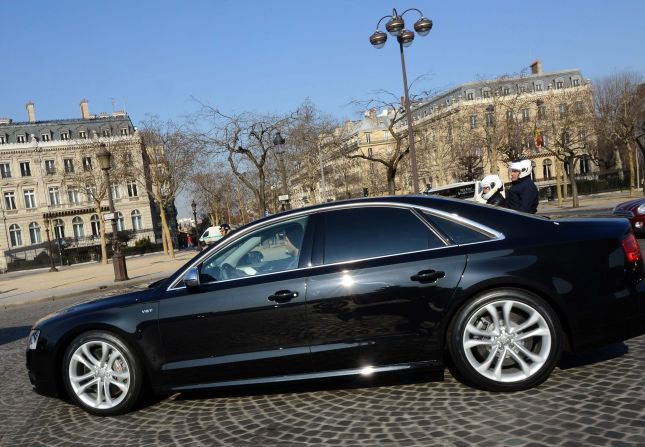 David Beckham opted for a black Audi during his time at Paris Saint-Germain. 