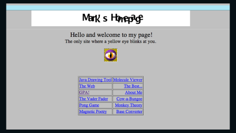 Hackers dug up this primitive website from 1999, which some believe was created by a 15-year-old Mark Zuckerberg.