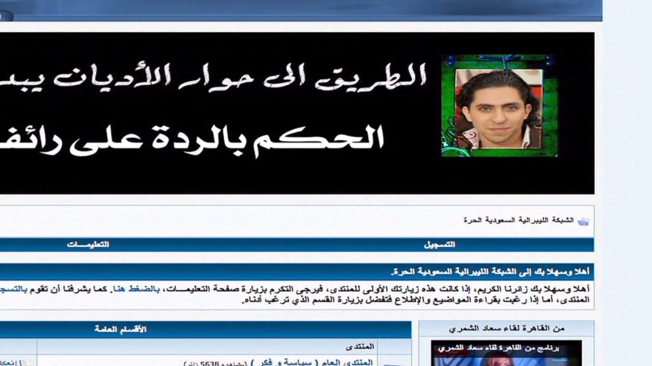 According to Badawi's wife, he started his website to encourage discussion about religion in his homeland.