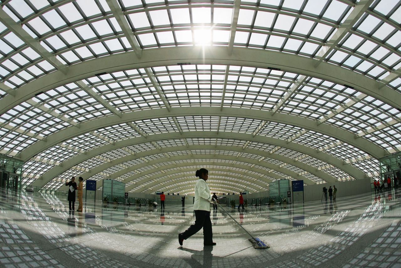Beijing Capital International Airport, the world's second-busiest airport, dropped from seventh to tenth place in the best airport category.