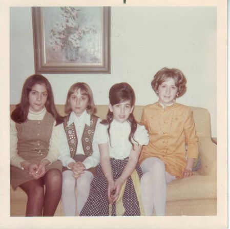 <a href="index.php?page=&url=http%3A%2F%2Fireport.cnn.com%2Fdocs%2FDOC-951774">Marjorie Zien</a>, second from left, was 10 years old in 1967 when this photo was taken at her Aunt Fran's annual New Year's Eve party. She wore her "really cool mirrored vest" her uncle brought back from Pakistan and a handmade A-line skirt. Her sister, far right, sported a Nehru collar dress accessorized with a medallion necklace.