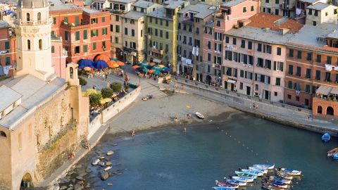 Vernazza is one of the five fishing villages that make up the Cinque Terre. 
