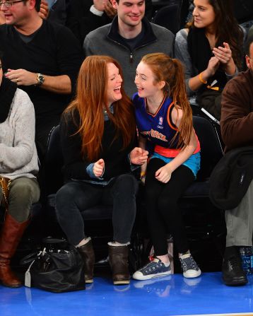 Julianne Moore's daughter, Liv Helen, was born in April 2002. Moore was 41 at the time. Her son, Caleb, was born in 1997. 