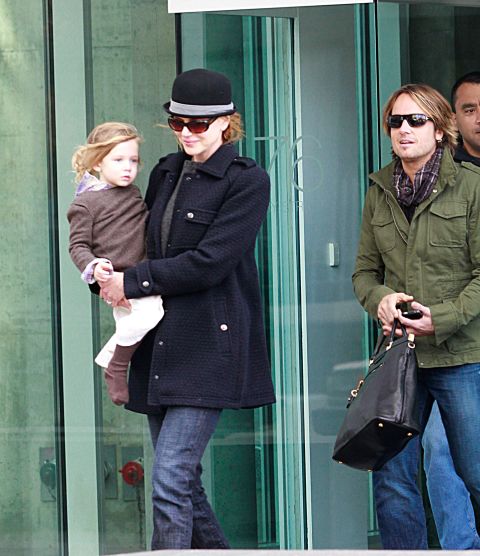 Nicole Kidman, 41 at the time, and Keith Urban welcomed daughter Sunday Rose into the world in 2008. 