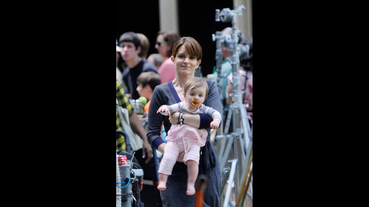 Tina Fey gave birth to her second daughter, Penelope, in 2011, when she was 41. Her daughter Alice was born in 2005. 