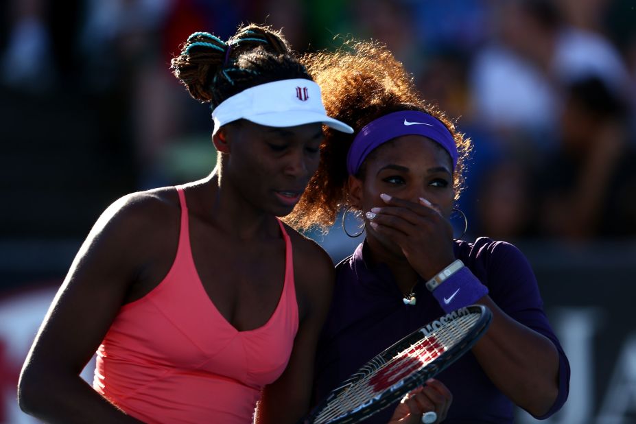 The Williams sisters Venus (left) and Serena have been two of the dominant stars of women's tennis in the past 15 years. In 2002, Venus became the first black woman to be ranked No. 1 in the Open Era.