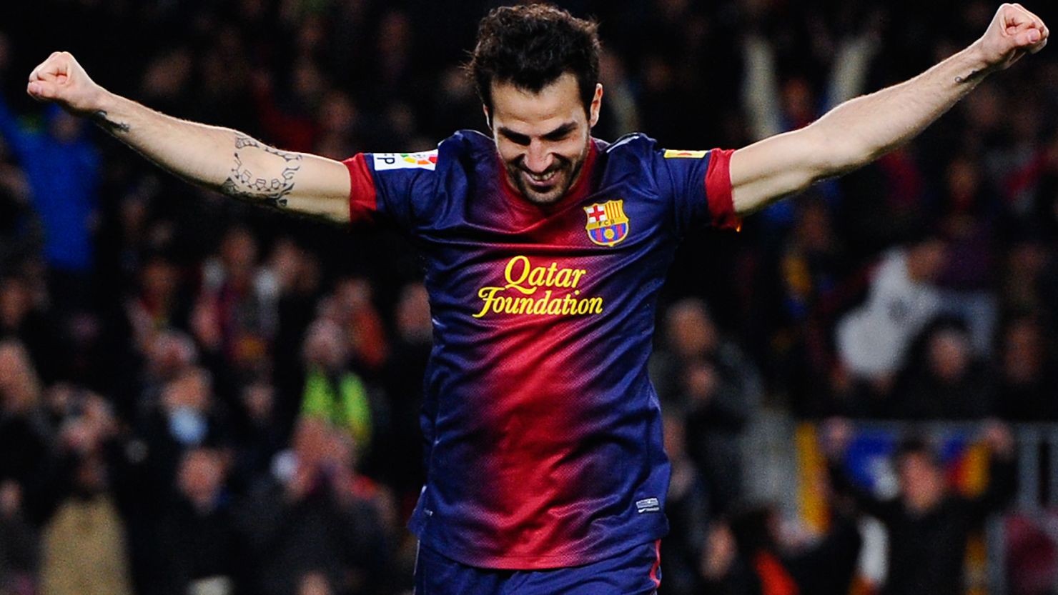 Cesc Fabregas spent eight years with Arsenal in between spells at his first club Barcelona.