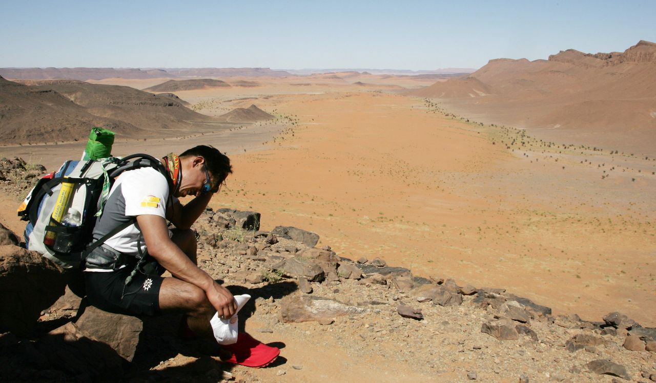 Participants test both their bodies and minds as they take on blazing temperatures in their epic desert crossing.