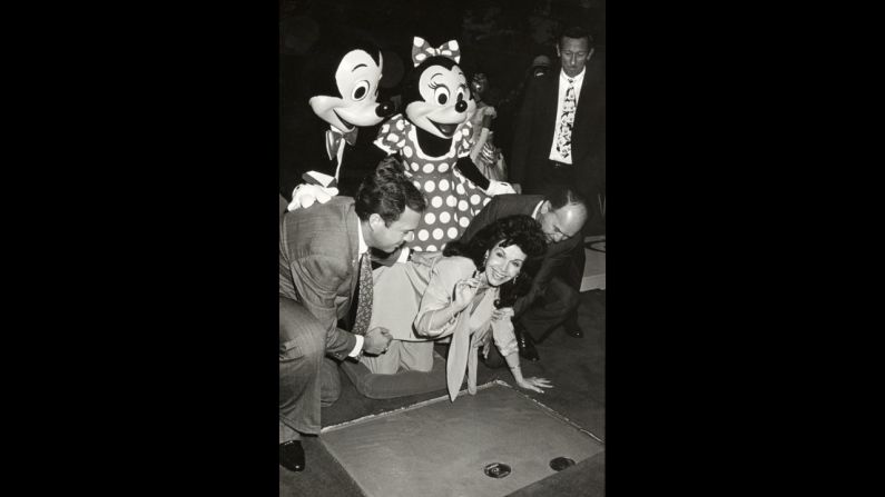 Funicello is at the 1992 Disney Legends Awards at Walt Disney Studios in Burbank, California.