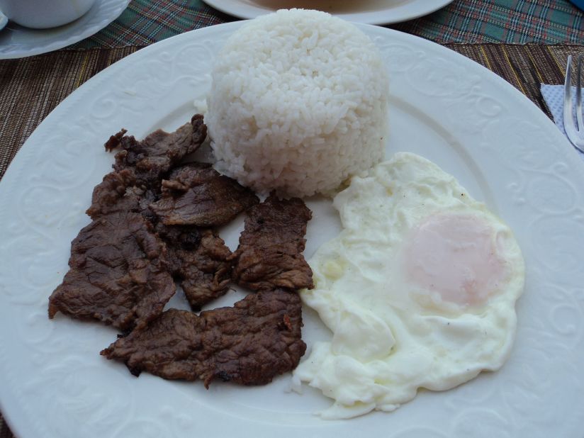 <a href="http://ireport.cnn.com/docs/DOC-950592">Lia Ocampo</a> says her favorite nostalgic and tasty treat is fried beef from Batanes, Philippines. She says the dish, served up on a bed of freshly cooked white rice with a fried egg, is delicious and filling. "A trip to Batanes is not complete if you don't have the chance to taste this," she said.