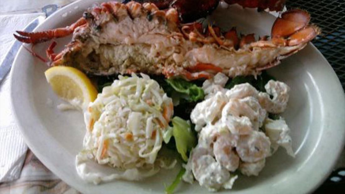 <a href="http://ireport.cnn.com/docs/DOC-943731">Cherie Capostagno</a> and her husband, Vince, drive from Pennsylvania to New Jersey when they want to feast on seafood. Their favorite restaurant, Klein's, serves up tenderly cooked lobster meat and comforting sides of coleslaw and seafood salad. 