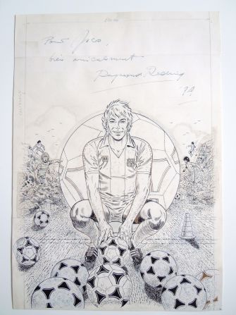 A initial sketch signed by Castel illustrator Raymond Reding appeared on the 10th issue's cover. According to the<a href="index.php?page=&url=http%3A%2F%2Fwww.lambiek.net%2Fartists%2Fr%2Freding_raymond.htm" target="_blank" target="_blank"> Lambiek Comiclopedia,</a> Reding joined the editorial team of Tintin in 1950.