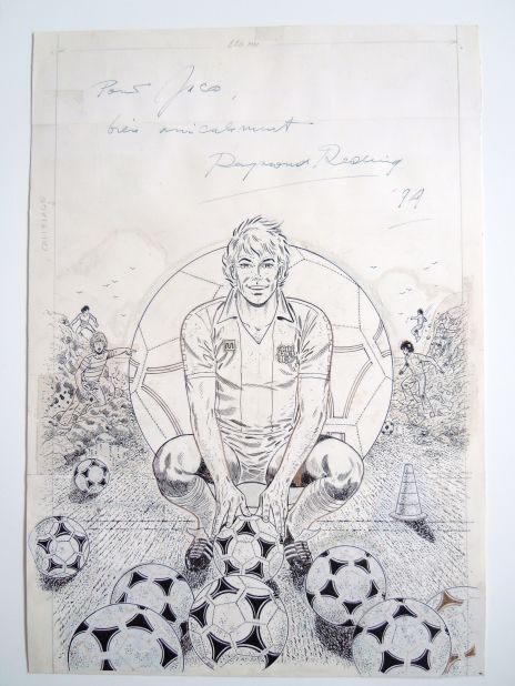 A initial sketch signed by Castel illustrator Raymond Reding appeared on the 10th issue's cover. According to the<a href="http://www.lambiek.net/artists/r/reding_raymond.htm" target="_blank" target="_blank"> Lambiek Comiclopedia,</a> Reding joined the editorial team of Tintin in 1950.