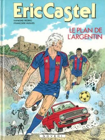 Reding's 1986 cover "Le Plan de l'Argentin" ("The Argentine's plan"). Frenchman Reding was born in 1920, but grew up in Belgium. He had a number of different jobs -- including one as a jazz pianist -- before he began drawing and writing.