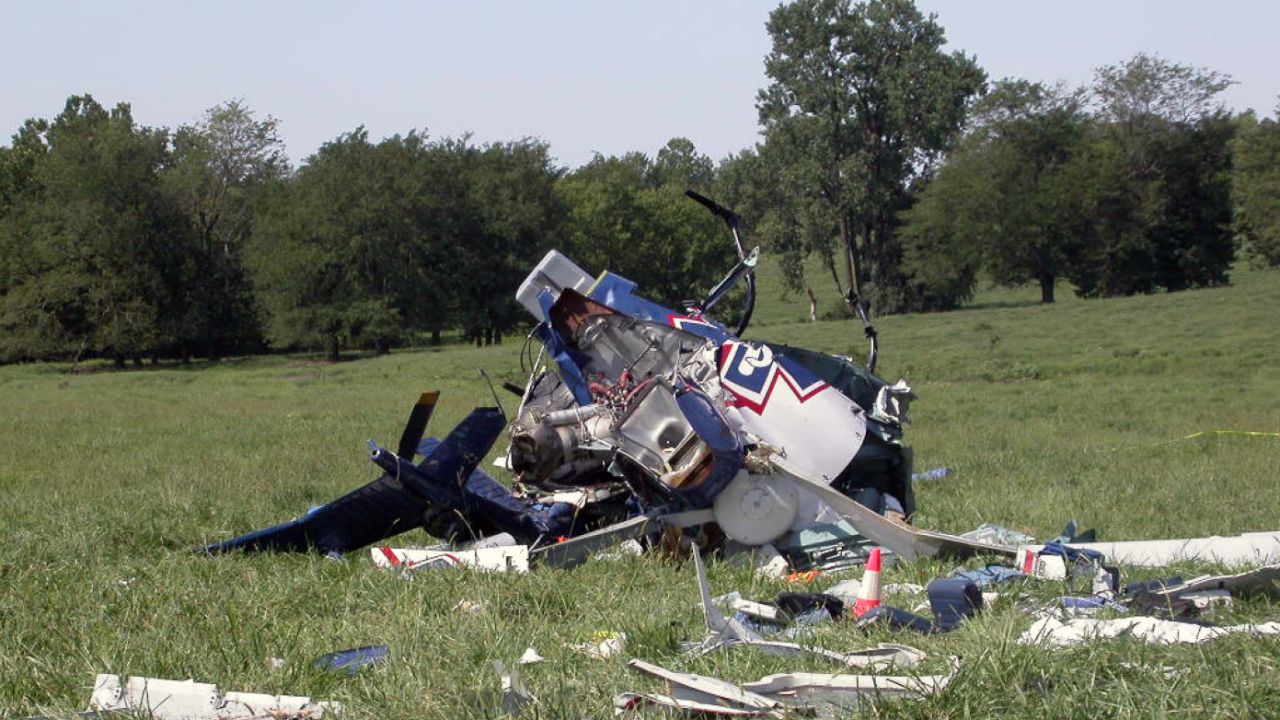 James Freudenberg's LifeNet in the Heartland helicopter ran out of fuel a mile short of its destination.