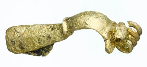 A Roman copper-alloy brooch.