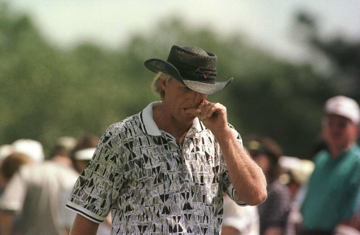 No Australian has ever won The Masters and few will come as close as Greg Norman. Back in 1996, Norman threw away a six-shot lead to lose on the final day as Nick Faldo took the title. A playoff defeat by Larry Mize in 1987 and a missed birdie on the 18th the following year also caused heartache.