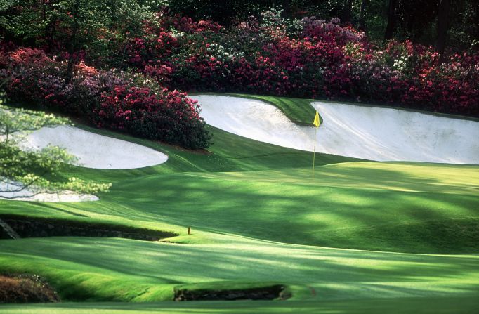 The 13th hole, known as "Azalea," was famously eagled by Byron Nelson in 1937 on his way to winning the Masters. 