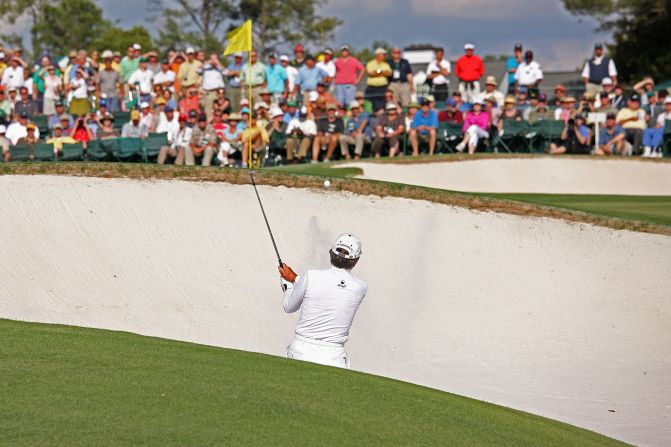 While "Amen Corner" make make or break a player's hopes, the bunker-lined 18th hole -- known as "Holly" -- is where history is made and Green Jackets are put on the winner.