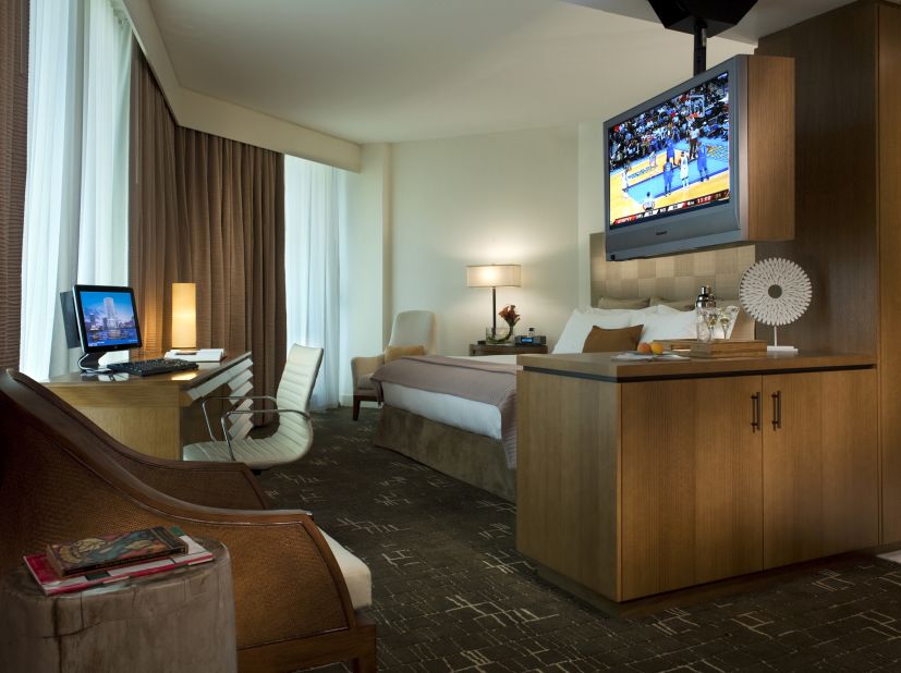 Kimpton Hotels came in first place in the "upper upscale" category. This is Kimpton's EPIC Hotel in Miami.