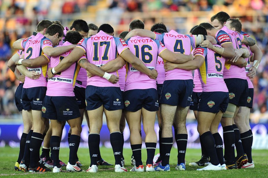 In some cases a minute's silence is held for more personal reasons. This Australian rugby team held a minute's silence after the mother of one of the players died suddenly.