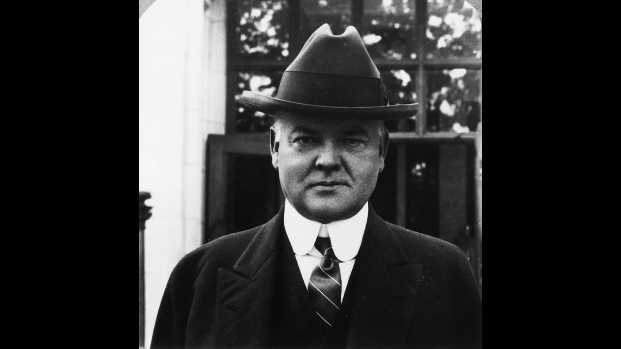 Fedora was the style for Herbert Hoover in the early '20s before becoming president. At the time he was secretary of commerce in President Warren G. Harding's Cabinet.