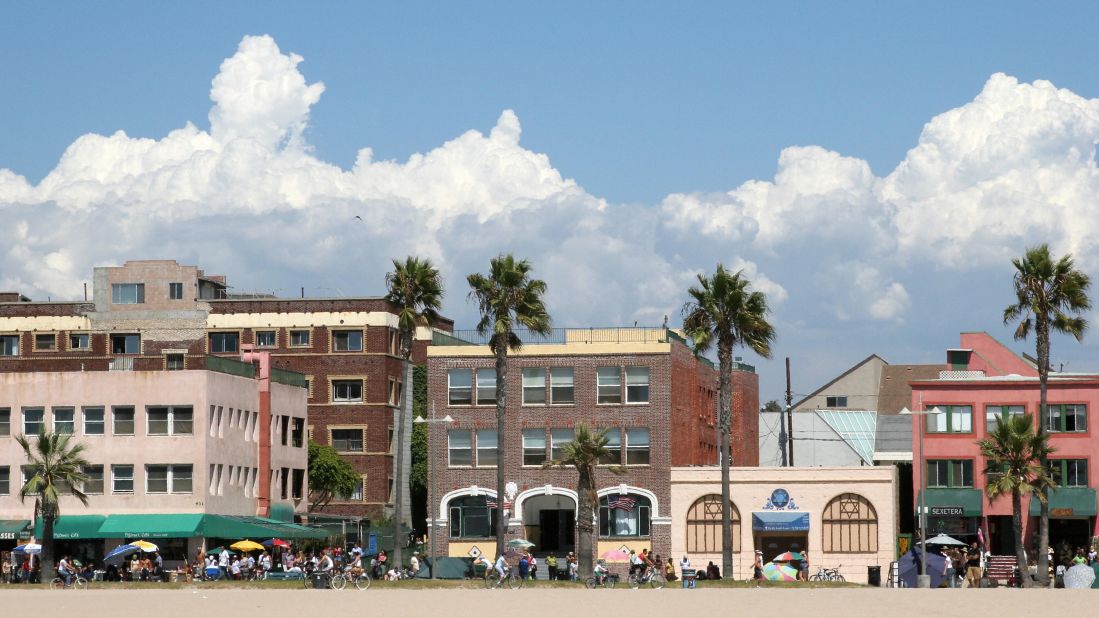 Venice Beach was a haven for the Beat Generation in the 1950s and '60s. Residents have much deeper pockets now, but the lively boardwalk still draws a diverse crowd of characters, offering great people-watching.