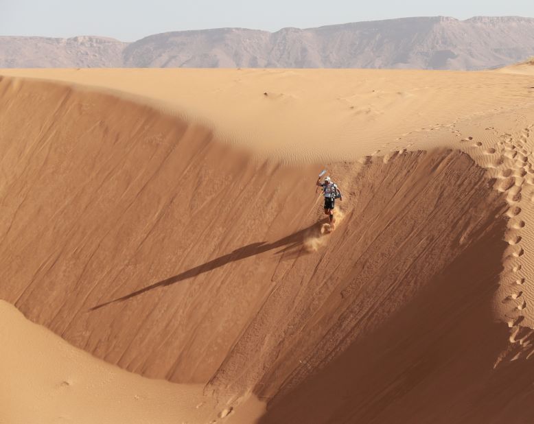 The MDS is a grueling multi-stage running event that covers more than 220 kilometers, and is held each year in the southern Moroccan Sahara.