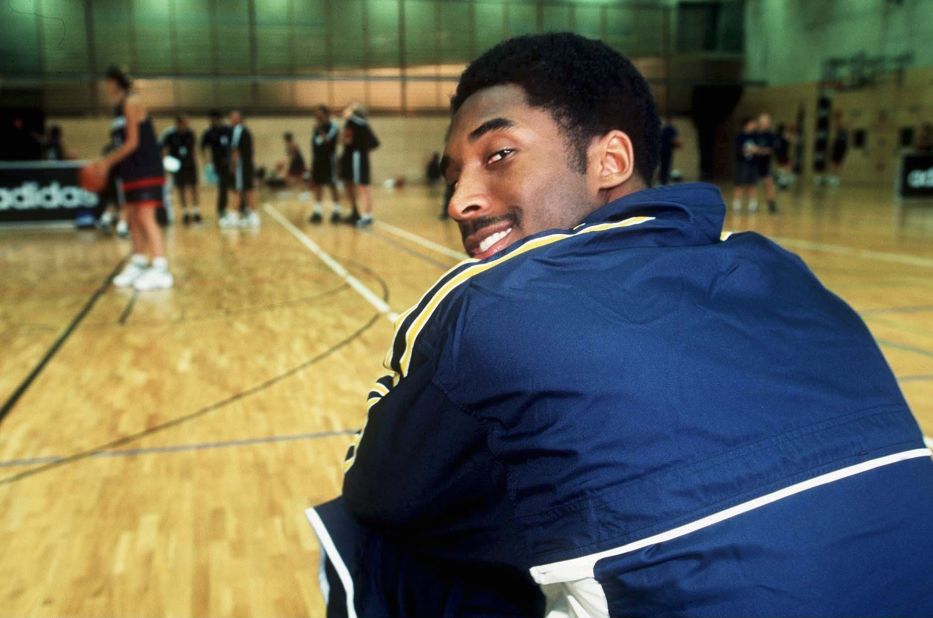 Bryant sits on the sidelines during the Euro ABC camp in Berlin in 1999.