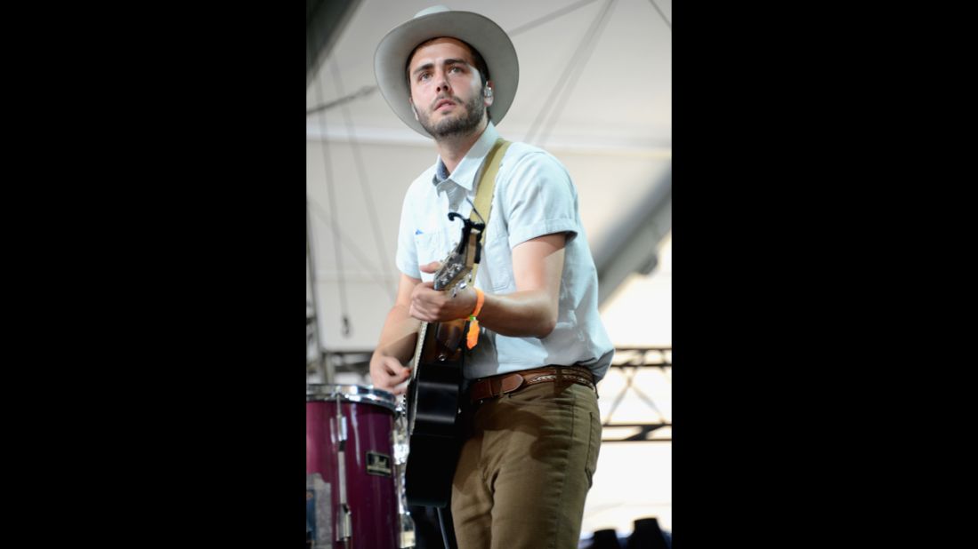 Ben Schneider of Lord Huron performs onstage on April 12.