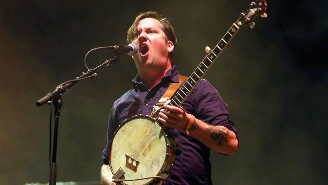 Isaac Brock of Modest Mouse performs on April 12.