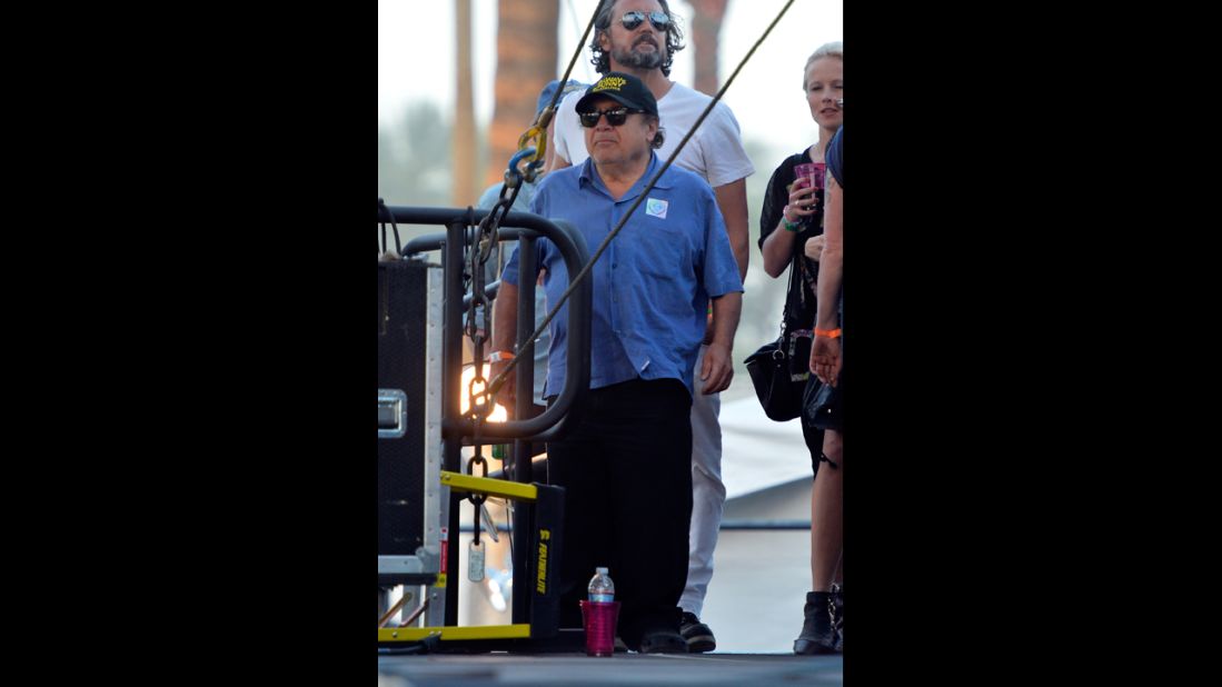 Danny DeVito attends the festival's third day April 14.