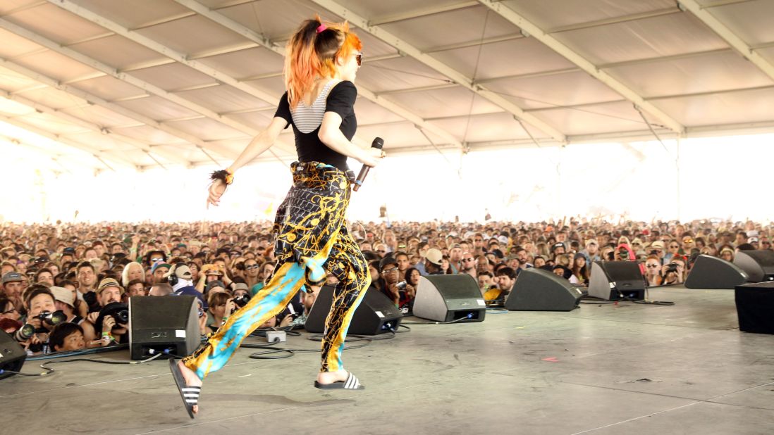 Grimes performs on April 14.