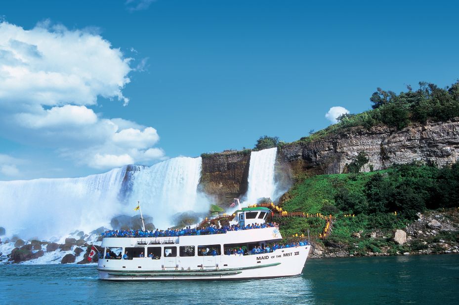 <a href="http://www.maidofthemist.com" target="_blank" target="_blank"><strong>Maid of the Mist, Niagara Falls, New York.</strong></a> These boat tours provide stunning views from the base of Niagara Falls. The 2013 season begins April 19.  