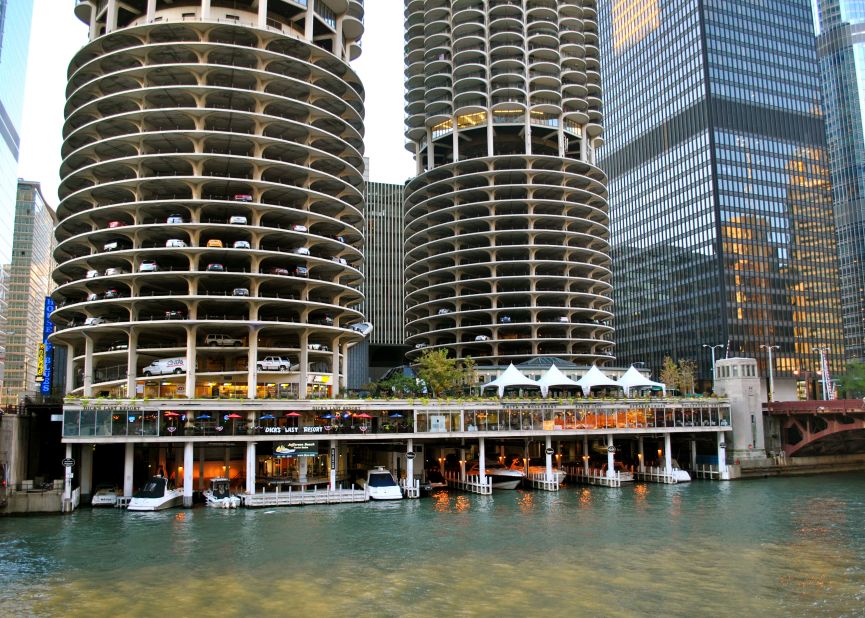 <a href="http://www.architecture.org/tours" target="_blank" target="_blank"><strong>Architecture River Cruise, Chicago, Illinois.</strong></a><strong> </strong>The Chicago Architecture Foundation's River Cruise floats by some of the city's most remarkable buildings, including the Marina City towers which were designed by Bertrand Goldberg and opened in 1962.