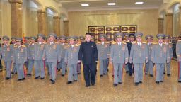 Kim Jong Un Visits Kumsusan Palace of Sun