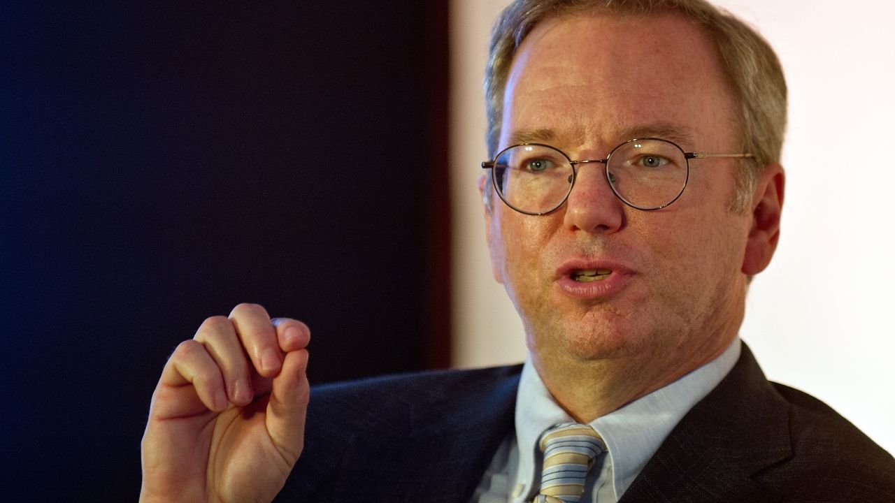Google Executive Chairman Eric Schmidt says everyone on Earth will be connected by 2020.