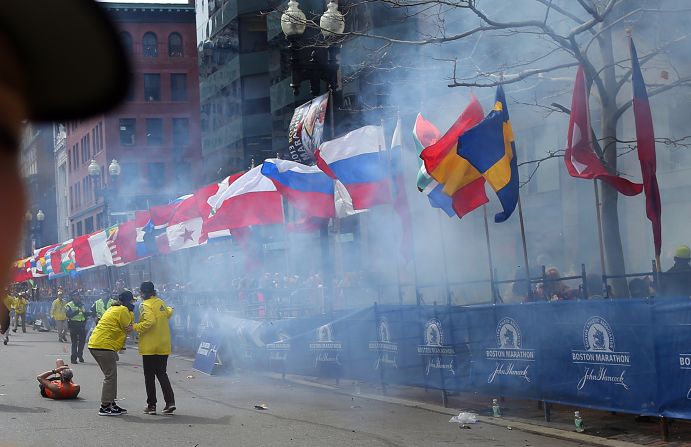 Boston Globe photographer John Tlumacki shot some of the most dramatic images during the bombings at the 2013 Boston Marathon.