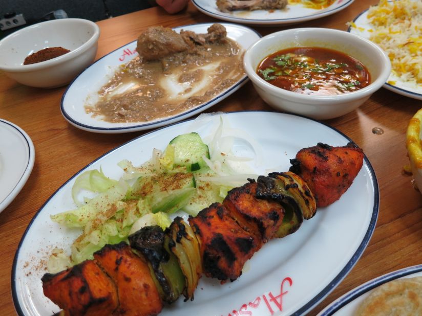 In Los Angeles' Little Bangladesh, Swadesh serves up tasty Tandoori chicken kebabs.
