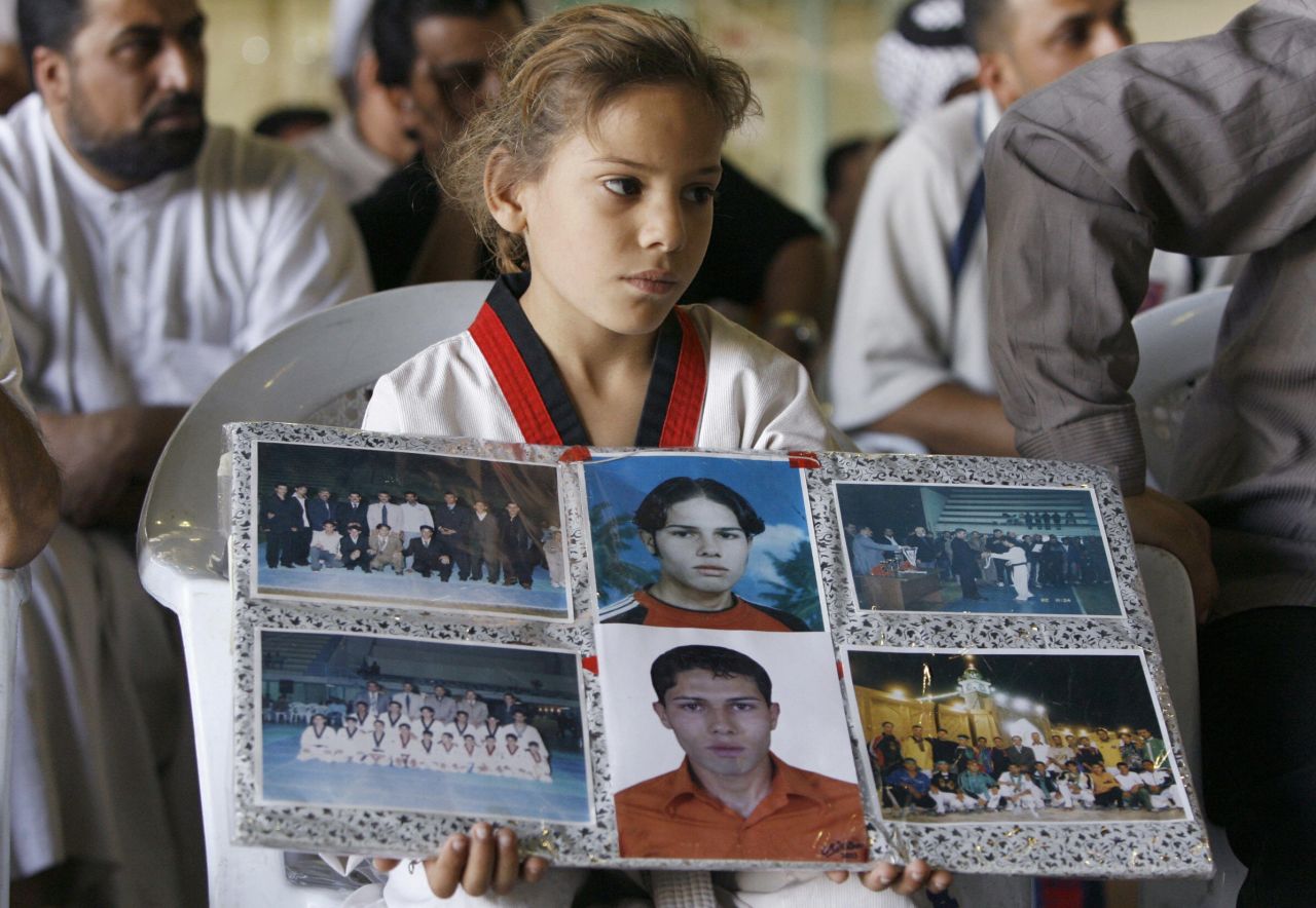 Between May and July 2006, Iraqi sportspeople were the target of a number of attacks. The 15 members of the Taekwondo team were kidnapped and never seen again, while a national tennis coach and two players were killed following an attack on a sports conference in Baghdad.